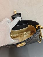Bag double classic double pearl diamond chain cross-body bag-without packaging box - Image 2