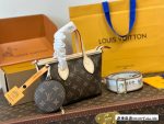 New classic old-fashioned wide-shoulder lv13 tote bag versatile retro mediaeval bag handbag one-shoulder cross-body bag-with packaging box - Image 11