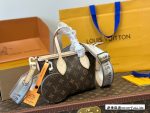 New classic old-fashioned wide-shoulder lv13 tote bag versatile retro mediaeval bag handbag one-shoulder cross-body bag-with packaging box - Image 5