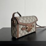 Women's bag, retro horse collar buckle, mailman bag, saddle bag, single shoulder diagonal cross bag-with box - Image 26