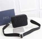 DIOR's new men's and women's chain cross-body saddle tote one-shoulder small square bag-comes with gift box - Image 5