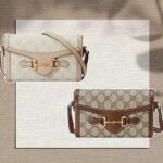 Women's bag, retro horse collar buckle, mailman bag, saddle bag, single shoulder diagonal cross bag-with box
