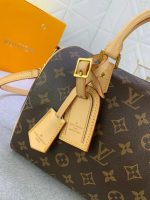 Authentic genuine leather broadband crossbody bag, women's new classic hand-held single shoulder vintage Boston pillow bag-without packaging box - Image 6