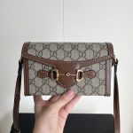 Women's bag, retro horse collar buckle, mailman bag, saddle bag, single shoulder diagonal cross bag-with box - Image 20