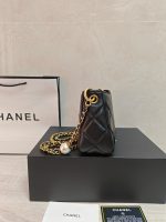 Bag double classic double pearl diamond chain cross-body bag-without packaging box - Image 7
