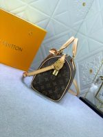 Authentic genuine leather broadband crossbody bag, women's new classic hand-held single shoulder vintage Boston pillow bag-without packaging box - Image 8