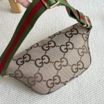 Handbag lightweight canvas contrast colour linen chain portable summer-without packaging box - Image 5