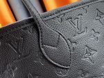 Lv-Top layer cowhide embossed fashion large-capacity bag women's bag high-end versatile commuter bag one-shoulder underarm tote bag-without packaging box - Image 6