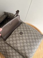 Popular bucket bag shoulder bag handbag light luxury backpack simple shoulder bag men's and women's single commuter-without packaging box - Image 6