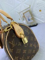 Authentic genuine leather broadband crossbody bag, women's new classic hand-held single shoulder vintage Boston pillow bag-without packaging box - Image 7