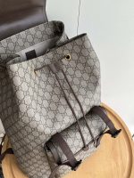 Popular bucket bag shoulder bag handbag light luxury backpack simple shoulder bag men's and women's single commuter-without packaging box - Image 5