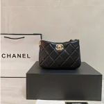 Bag double classic double pearl diamond chain cross-body bag-without packaging box