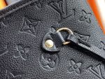 Lv-Top layer cowhide embossed fashion large-capacity bag women's bag high-end versatile commuter bag one-shoulder underarm tote bag-without packaging box - Image 5