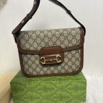 Women's bag, retro horse collar buckle, mailman bag, saddle bag, single shoulder diagonal cross bag-with box - Image 29