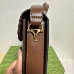 Women's bag, retro horse collar buckle, mailman bag, saddle bag, single shoulder diagonal cross bag-with box - Image 31