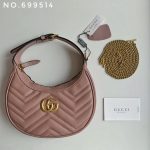 New leather half moon armpit bag, high-end single shoulder hand-held crossbody chain crescent bag-comes with gift box - Image 13