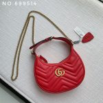 New leather half moon armpit bag, high-end single shoulder hand-held crossbody chain crescent bag-comes with gift box - Image 29