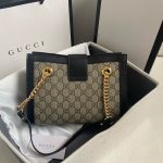 Women's  dermis bag, leather chain tote bag, women's large capacity single shoulder armpit bag, new style-without packaging box (Copy) - Image 51