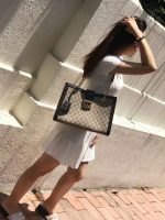 Women's  dermis bag, leather chain tote bag, women's large capacity single shoulder armpit bag, new style-without packaging box (Copy) - Image 8