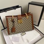 Women's  dermis bag, leather chain tote bag, women's large capacity single shoulder armpit bag, new style-without packaging box (Copy) - Image 4