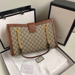 Women's  dermis bag, leather chain tote bag, women's large capacity single shoulder armpit bag, new style-without packaging box (Copy) - Image 33
