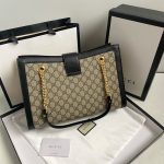 Women's  dermis bag, leather chain tote bag, women's large capacity single shoulder armpit bag, new style-without packaging box (Copy) - Image 24