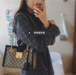 Women's  dermis bag, leather chain tote bag, women's large capacity single shoulder armpit bag, new style-without packaging box (Copy) - Image 57
