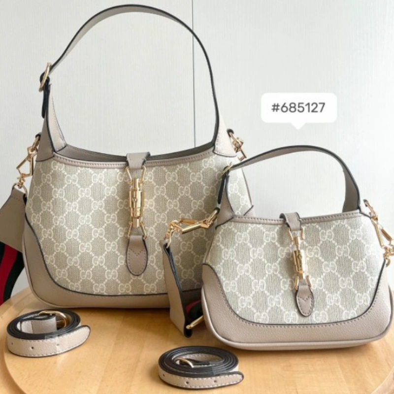 9f42f03ee022fc9e9af534197bd399c6 Summer small bag, women's trendy fashion, saddle bag, women's high-end sense, versatile, niche design, armpit bag-without packaging box - Image 1