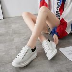White shoes for both men and women, thick soled and height increasing design, comfortable and breathable casual shoes, fashionable and versatile trendy shoes-comes with gift box - Image 5