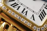 New square watch with elegant and fashionable steel strap and diamond inlaid women's watch, simple Roman numeral quartz watch-comes with gift box - Image 6
