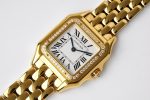 New square watch with elegant and fashionable steel strap and diamond inlaid women's watch, simple Roman numeral quartz watch-comes with gift box - Image 8