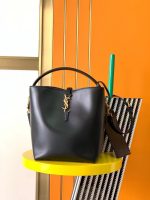 Women's bag new summer high-end texture bucket bag large capacity single shoulder armpit bag-comes with gift box - Image 2