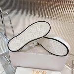 New autumn and winter thick soled low top canvas shoes for women, Dior Fide vintage casual shallow mouth single shoes, versatile board shoes-comes with gift box - Image 4
