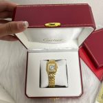 New square watch with elegant and fashionable steel strap and diamond inlaid women's watch, simple Roman numeral quartz watch-comes with gift box - Image 11