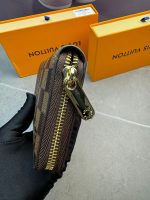 New Women's Bag, Old Flower Zipper Wallet, Genuine Leather, Men's and Women's Long Handbag-comes with gift box - Image 5