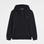 Original replica new cardigan hooded Paul sweatshirt, pony zipper embroidered casual jacket for men, loose fit - Image 3