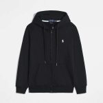 Original replica new cardigan hooded Paul sweatshirt, pony zipper embroidered casual jacket for men, loose fit - Image 2
