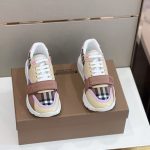 European station fashion color blocked plaid men's shoes casual sports shoes Korean version thick sole versatile breathable dad shoes running shoes - Image 12