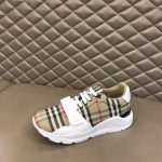 European station fashion color blocked plaid men's shoes casual sports shoes Korean version thick sole versatile breathable dad shoes running shoes - Image 7