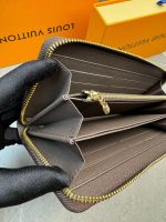 New Women's Bag, Old Flower Zipper Wallet, Genuine Leather, Men's and Women's Long Handbag-comes with gift box - Image 3