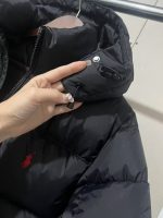 2024 winter new embroidered warhorse hooded down cotton jacket for couples, loose and versatile, thick windproof pork rib cotton jacket - Image 8