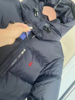 2024 winter new embroidered warhorse hooded down cotton jacket for couples, loose and versatile, thick windproof pork rib cotton jacket - Image 13