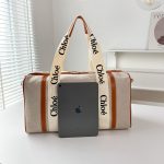 Chloe Crossbody Large Capacity Letter Canvas Bag Fashion Single Shoulder Crossbody Bag - Image 8