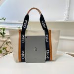 Chloe Crossbody Large Capacity Letter Canvas Bag Fashion Single Shoulder Crossbody Bag - Image 14