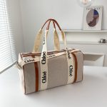 Chloe Crossbody Large Capacity Letter Canvas Bag Fashion Single Shoulder Crossbody Bag - Image 7