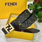 New luxury Coffin belt for men, classic casual vintage flower double-sided F-buckle versatile belt trend - Image 3