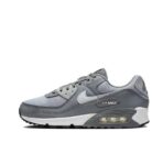 Nike Air Max 90 Wear resistant Low cut Life Casual Shoes for Men, Grey