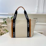 Chloe Crossbody Large Capacity Letter Canvas Bag Fashion Single Shoulder Crossbody Bag - Image 4