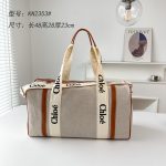 Chloe Crossbody Large Capacity Letter Canvas Bag Fashion Single Shoulder Crossbody Bag