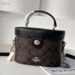 Women's bag, Kay box bag, Georgie vintage makeup bag, carriage buckle, single shoulder crossbody handbag-without packaging box - Image 38